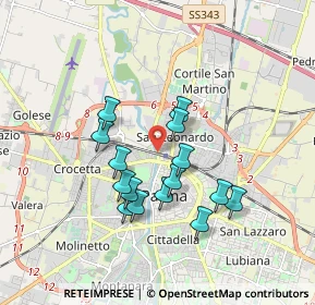 Mappa Piazza Ravenet, 43122 Parma PR, Italia (1.53)