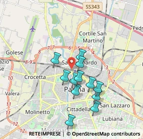 Mappa Piazza Ravenet, 43122 Parma PR, Italia (1.53417)