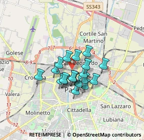 Mappa Piazza Ravenet, 43122 Parma PR, Italia (1.089)