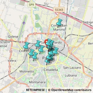 Mappa Piazza Ravenet, 43122 Parma PR, Italia (1.19471)