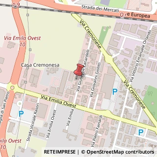 Mappa Via Giuseppe Zanardelli, 14 A, 43126 Parma, Parma (Emilia Romagna)