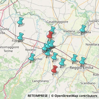Mappa Via Ugo Betti, 43122 Parma PR, Italia (13.54733)