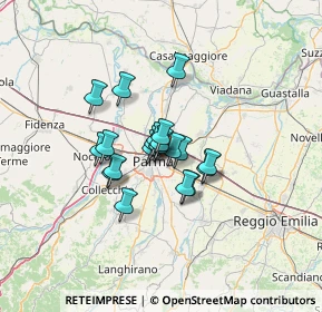 Mappa Via Ugo Betti, 43122 Parma PR, Italia (8.2545)