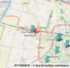 Mappa Via O. Lizzadri, 43126 Parma PR, Italia (3.31182)