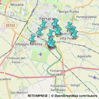 Mappa Via Maria Majocchi Plattis, 44124 Ferrara FE, Italia (1.37214)