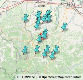 Mappa Loc. Fiume Trebbia, 29020 Coli PC, Italia (12.482)