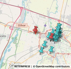 Mappa Via Mansueto Tarchioni, 43126 Parma PR, Italia (4.22)