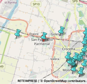 Mappa Via Tarchioni Mansueto, 43126 Parma PR, Italia (3.3295)