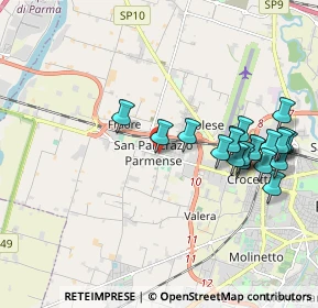 Mappa Via Tarchioni Mansueto, 43126 Parma PR, Italia (2.084)