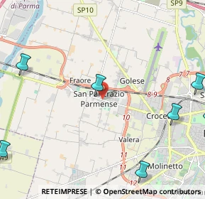 Mappa Via Mansueto Tarchioni, 43126 Parma PR, Italia (3.956)