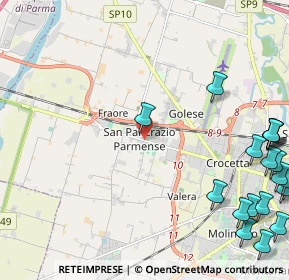 Mappa Via Tarchioni Mansueto, 43126 Parma PR, Italia (3.406)