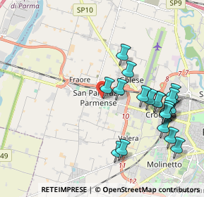 Mappa Via Tarchioni, 43126 Parma PR, Italia (2.1605)