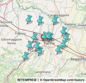 Mappa Via Tarchioni Mansueto, 43126 Parma PR, Italia (11.36333)