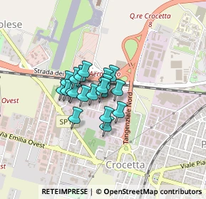 Mappa Via Agostino Depretis, 43121 Parma PR, Italia (0.2365)