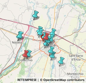 Mappa Via Agostino Depretis, 43121 Parma PR, Italia (5.50824)