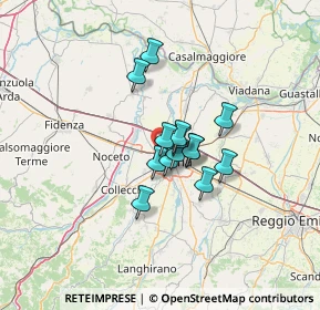 Mappa Via Agostino Depretis, 43121 Parma PR, Italia (7.98643)