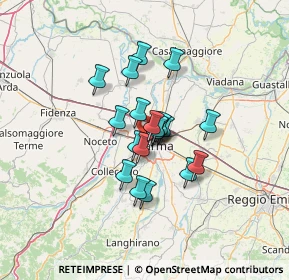 Mappa Via Agostino Depretis, 43121 Parma PR, Italia (8.624)