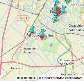 Mappa Via Concetto Marchesi, 44124 Ferrara FE, Italia (2.82333)