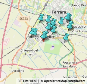 Mappa Via Concetto Marchesi, 44124 Ferrara FE, Italia (1.58278)