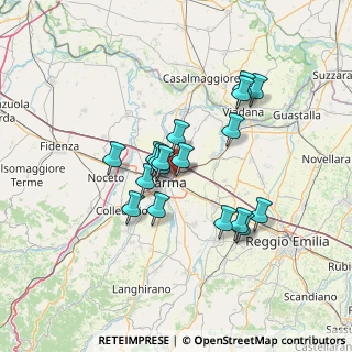 Mappa Via Clerici Italo e Giulio, 43122 Parma PR, Italia (11.41222)