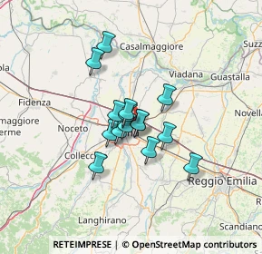 Mappa Via Clerici Italo e Giulio, 43122 Parma PR, Italia (8.418)