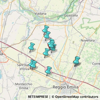 Mappa Viale Costituzione, 42024 Castelnovo di Sotto RE, Italia (5.87417)