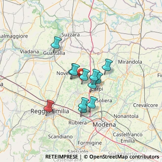 Mappa Via G.Marconi, 42010 Rio Saliceto RE, Italia (9.99833)