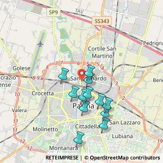 Mappa Via Sassari, 43122 Parma PR, Italia (1.67417)