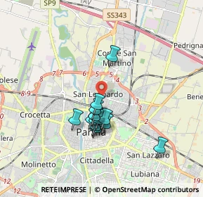 Mappa Via Torino, 43122 Parma PR, Italia (1.40933)
