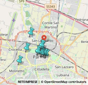 Mappa Via Torino, 43122 Parma PR, Italia (1.45364)
