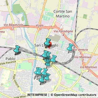 Mappa Via Torino, 43122 Parma PR, Italia (1.0105)