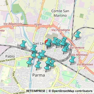 Mappa Via Torino, 43122 Parma PR, Italia (0.8265)