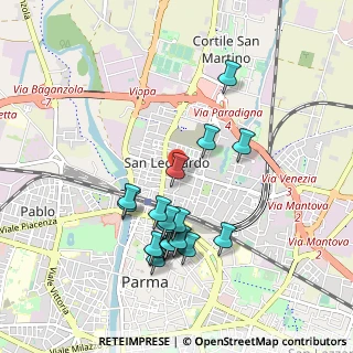 Mappa Via Torino, 43122 Parma PR, Italia (0.9035)