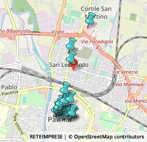 Mappa Via Torino, 43122 Parma PR, Italia (1.144)