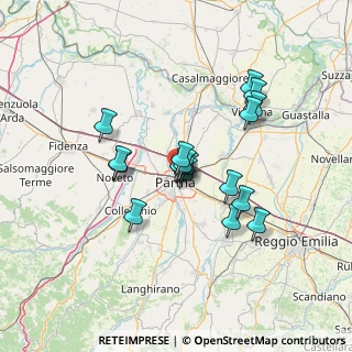 Mappa Via Marmolada, 43122 Parma PR, Italia (11.02444)