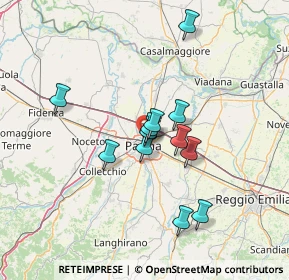 Mappa Via Marmolada, 43122 Parma PR, Italia (11.07583)