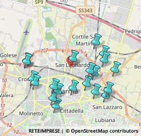 Mappa Via Marmolada, 43122 Parma PR, Italia (1.972)