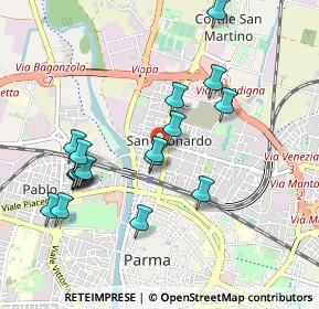 Mappa Via Marmolada, 43122 Parma PR, Italia (0.97278)