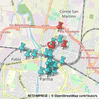 Mappa Via Marmolada, 43122 Parma PR, Italia (0.8205)