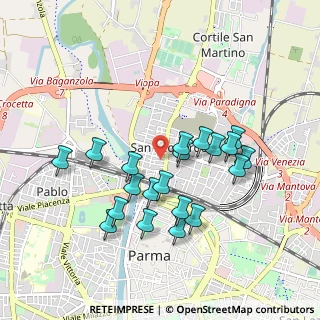 Mappa Via Marmolada, 43122 Parma PR, Italia (0.869)