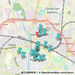 Mappa Via Marmolada, 43122 Parma PR, Italia (0.99176)