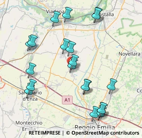 Mappa Via Vittorio Saltini, 42024 Castelnovo di sotto RE, Italia (8.809)