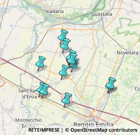 Mappa Via Vittorio Saltini, 42024 Castelnovo di sotto RE, Italia (5.89417)