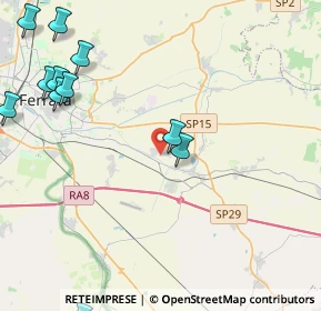 Mappa Via della Ginestra, 44123 Ferrara FE, Italia (5.84636)