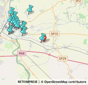 Mappa Via della Ginestra, 44123 Ferrara FE, Italia (5.56933)