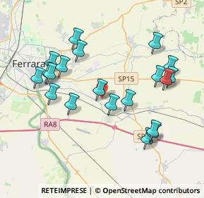 Mappa Via della Ginestra, 44123 Ferrara FE, Italia (4.03)