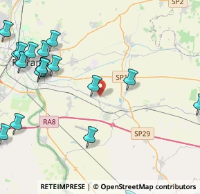 Mappa Via della Ginestra, 44123 Ferrara FE, Italia (6.1455)