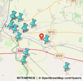 Mappa Via della Ginestra, 44123 Ferrara FE, Italia (4.95692)