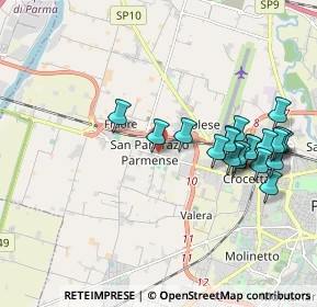 Mappa Via Vietta, 43126 Parma PR, Italia (2.0225)