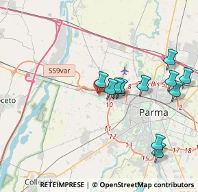 Mappa Via Vietta, 43126 Parma PR, Italia (4.75231)